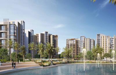 دوبلكس ٤ غرف للايجار في بلوم فيلدز في مدينة المستقبل من تطوير مصر